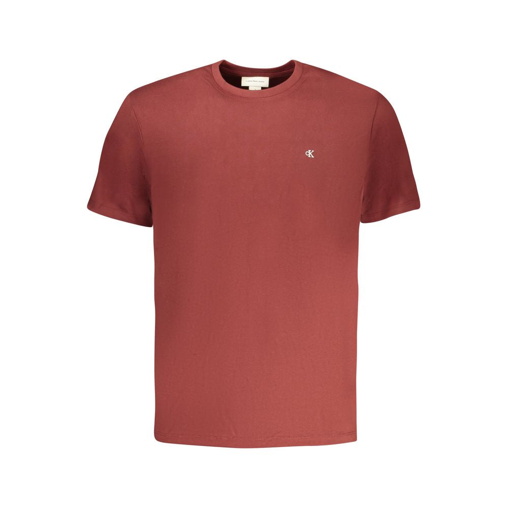 Calvin Klein Marrone Cotton Men T-Shirt | Regal Royce