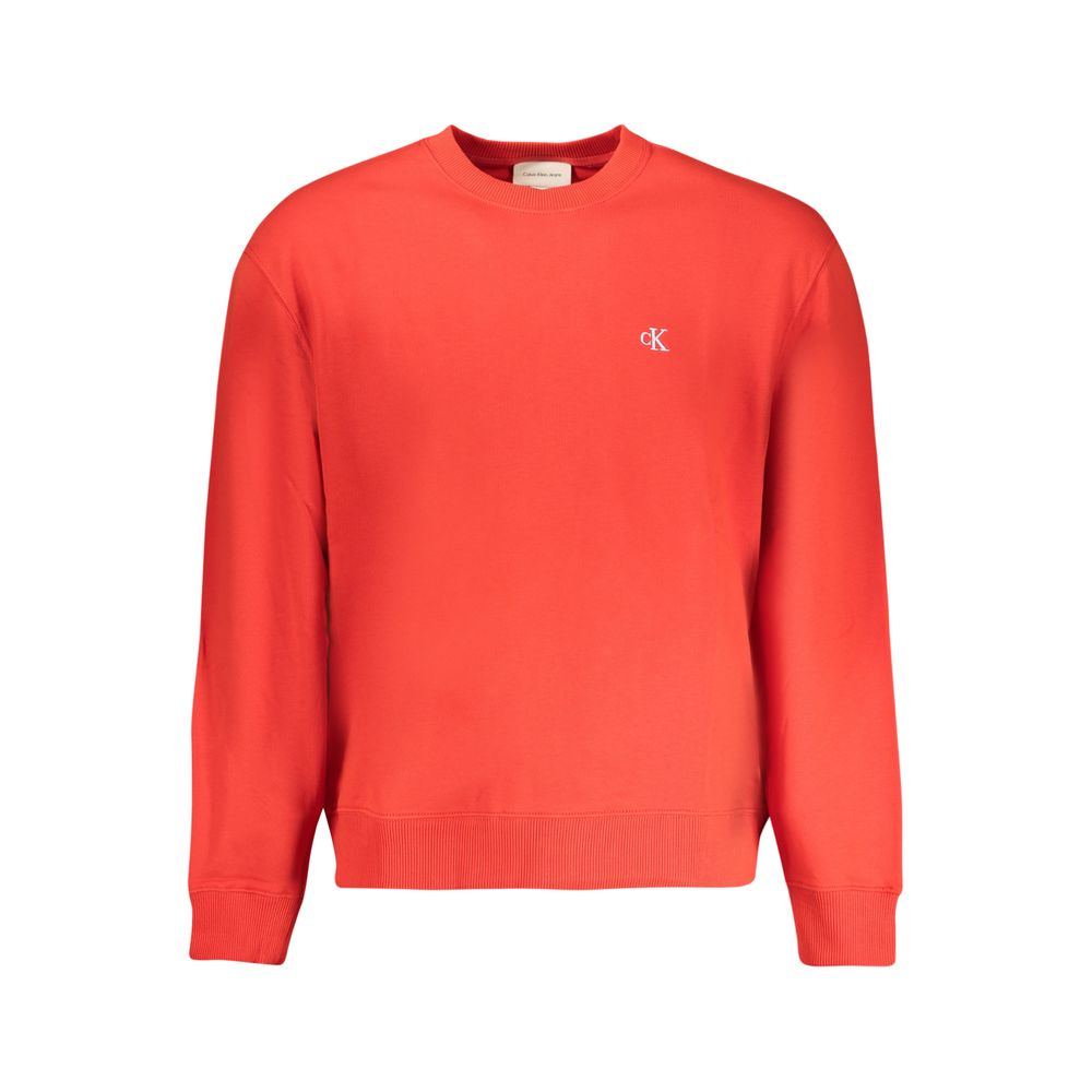 Calvin Klein Red Cotton Men Sweatshirt | Regal Royce