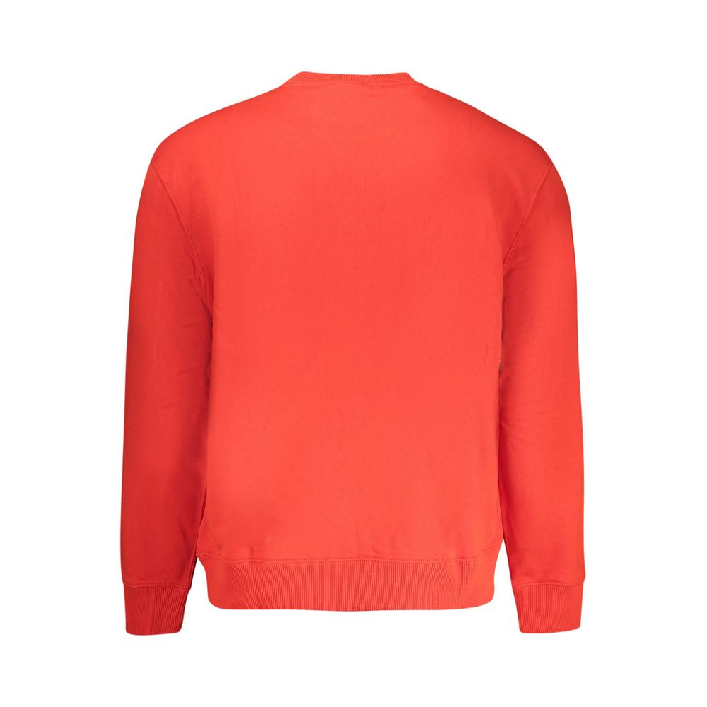 Calvin Klein Red Cotton Men Sweatshirt | Regal Royce