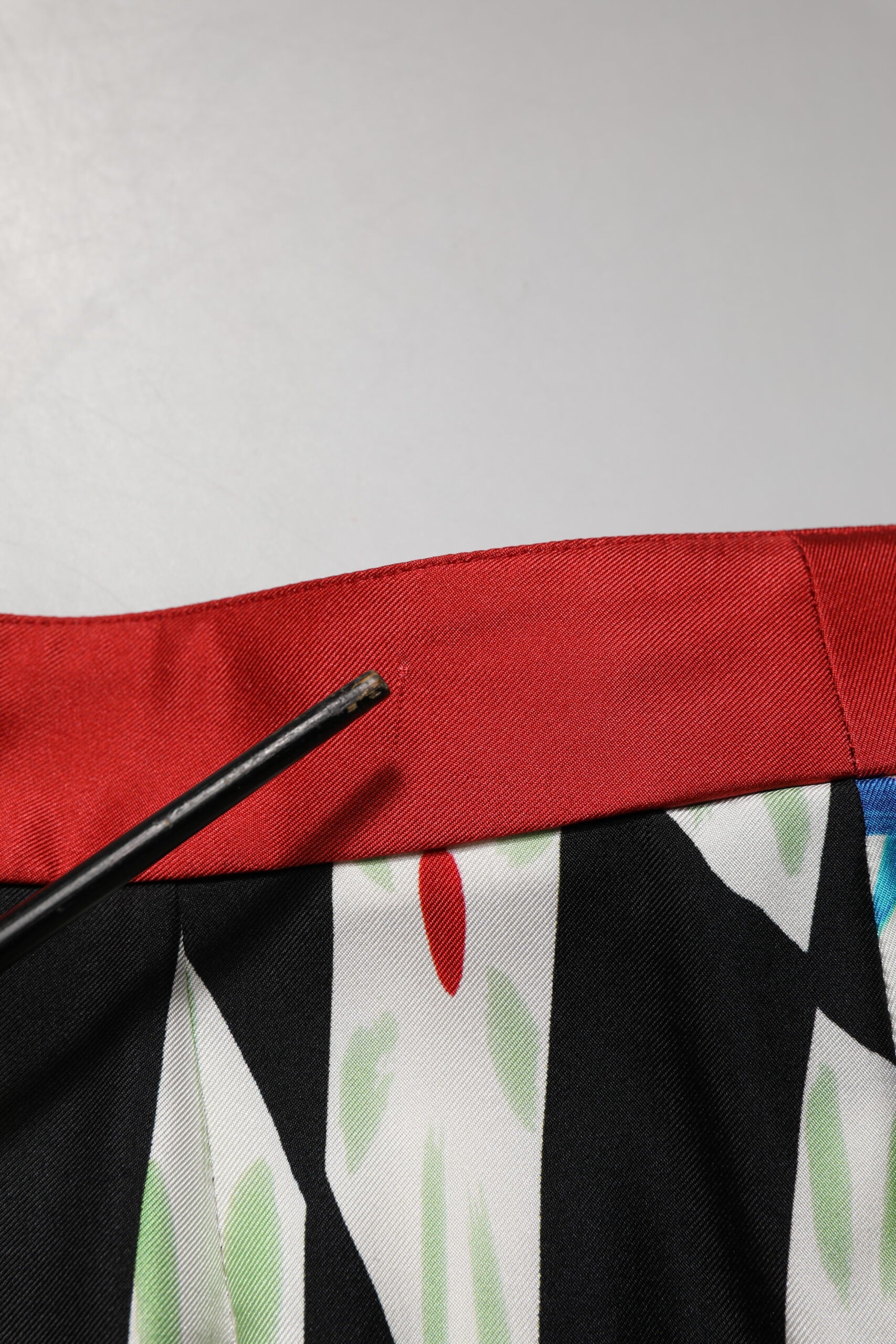 Dolce & Gabbana Multicolor Carretto Pattern Straight Pants | Regal Royce