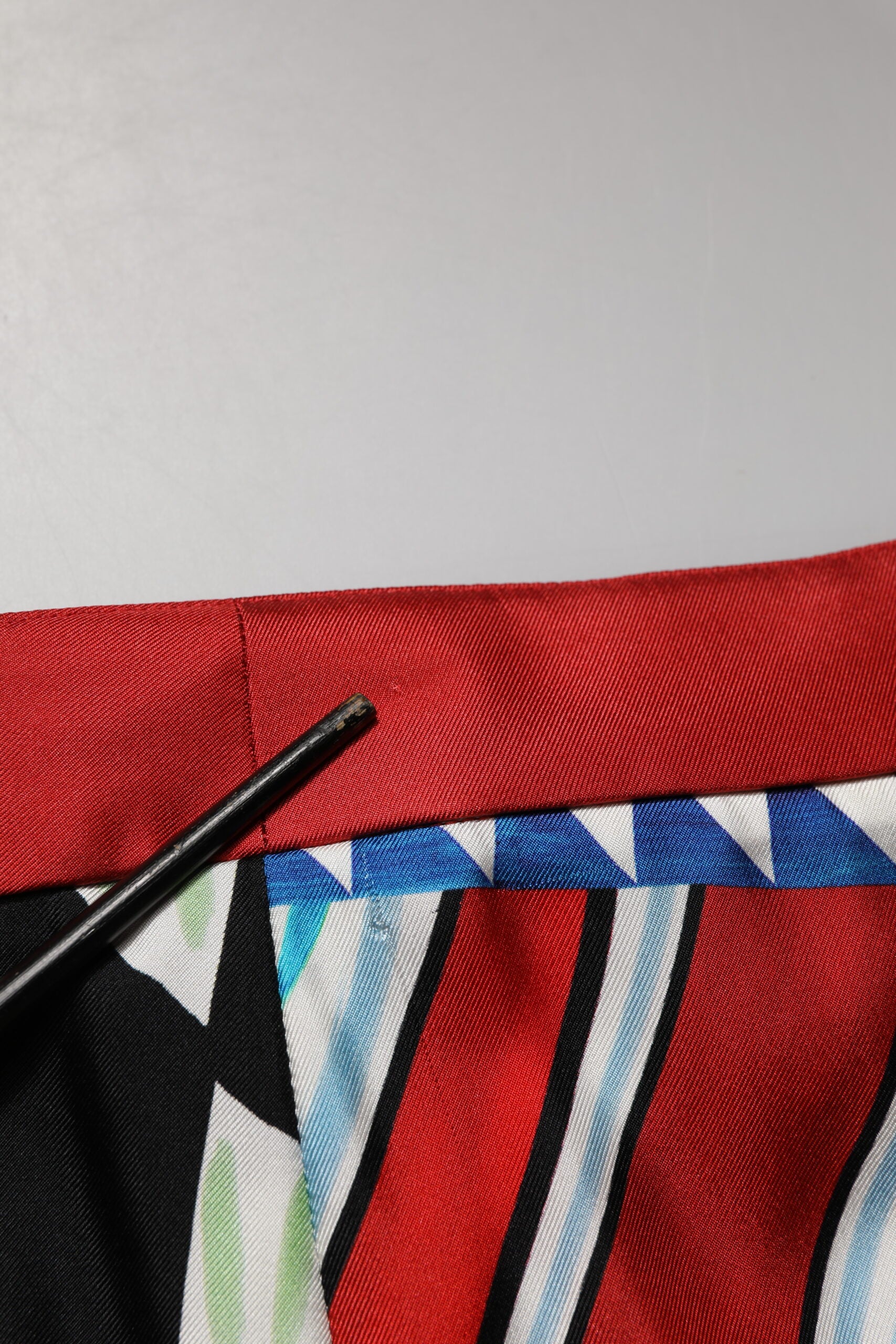 Dolce & Gabbana Multicolor Carretto Pattern Straight Pants | Regal Royce