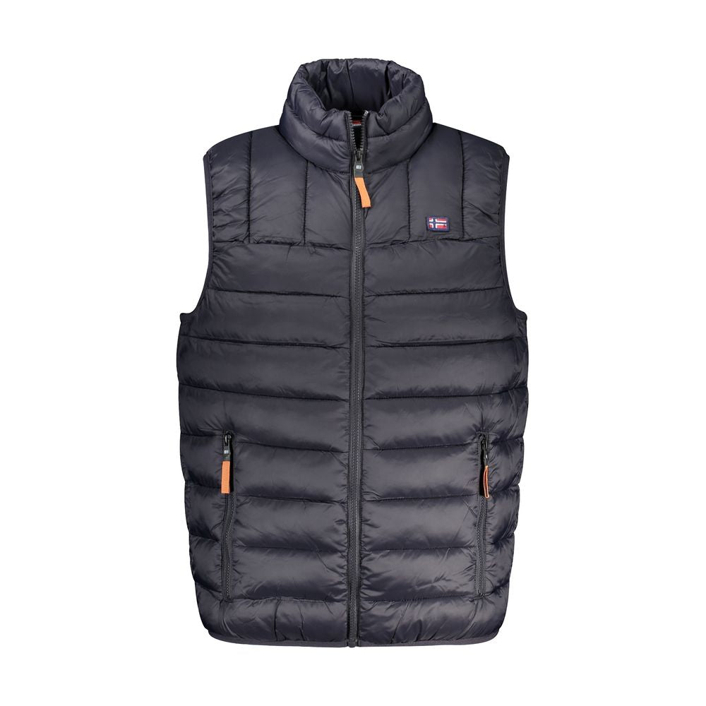 Norway 1963 Nero Poliammide Men's Vest | Regal Royce