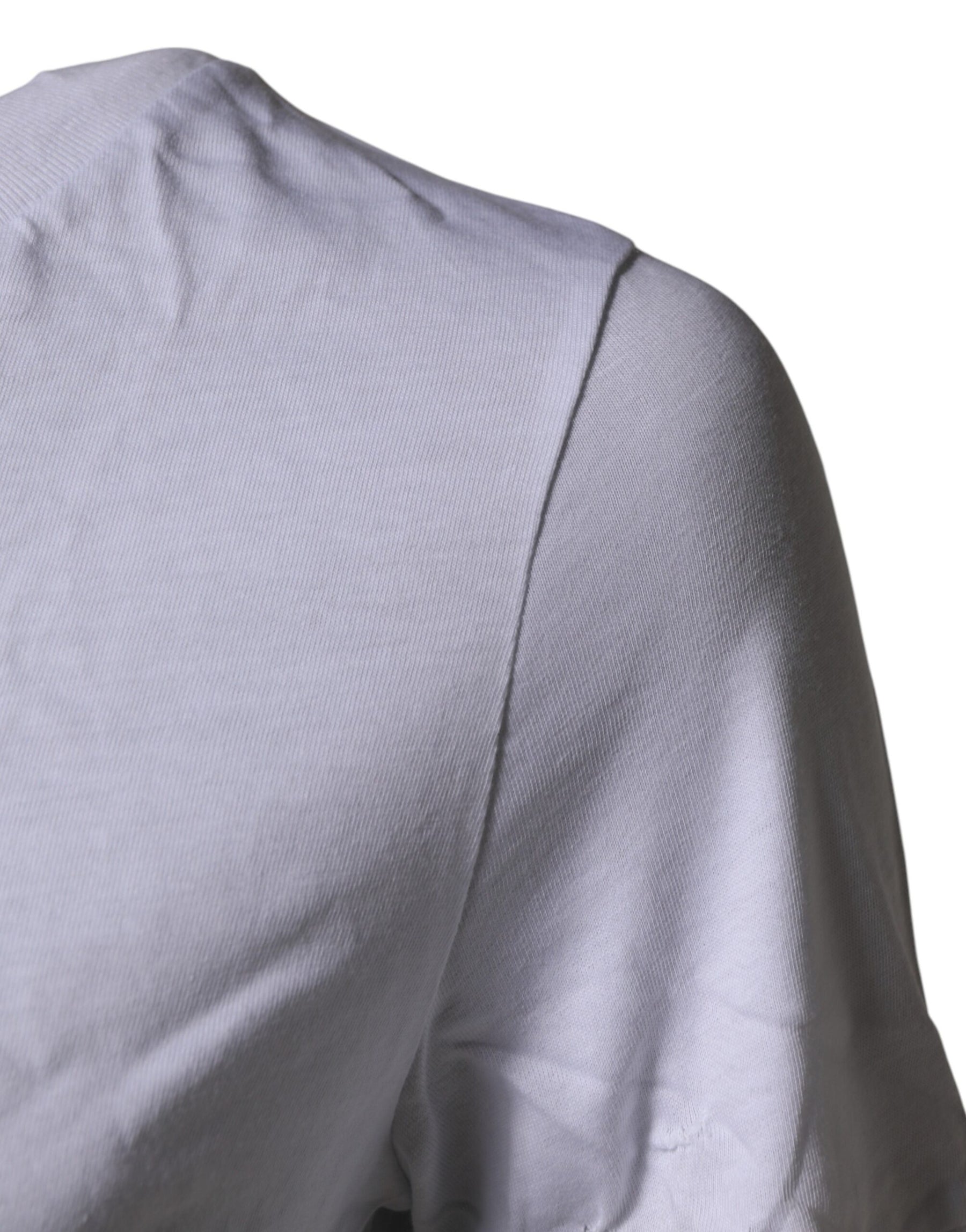 Dolce & Gabbana White DG Logo Crew Neck Short Sleeves T-shirt | Regal Royce