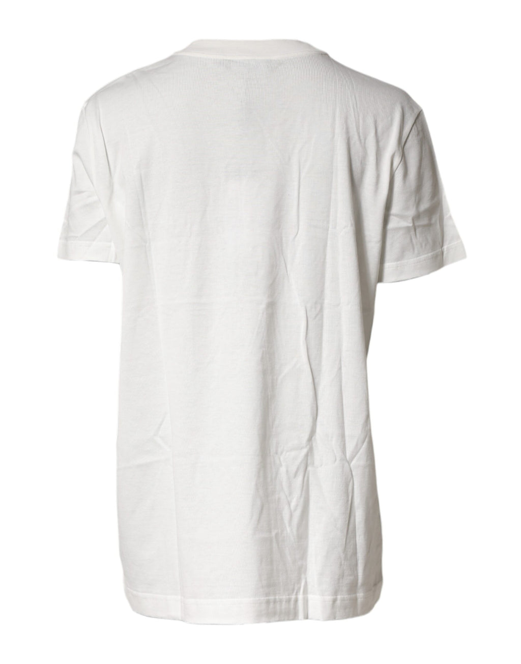 Dolce & Gabbana White Logo Crew Neck Short Sleeves T-shirt