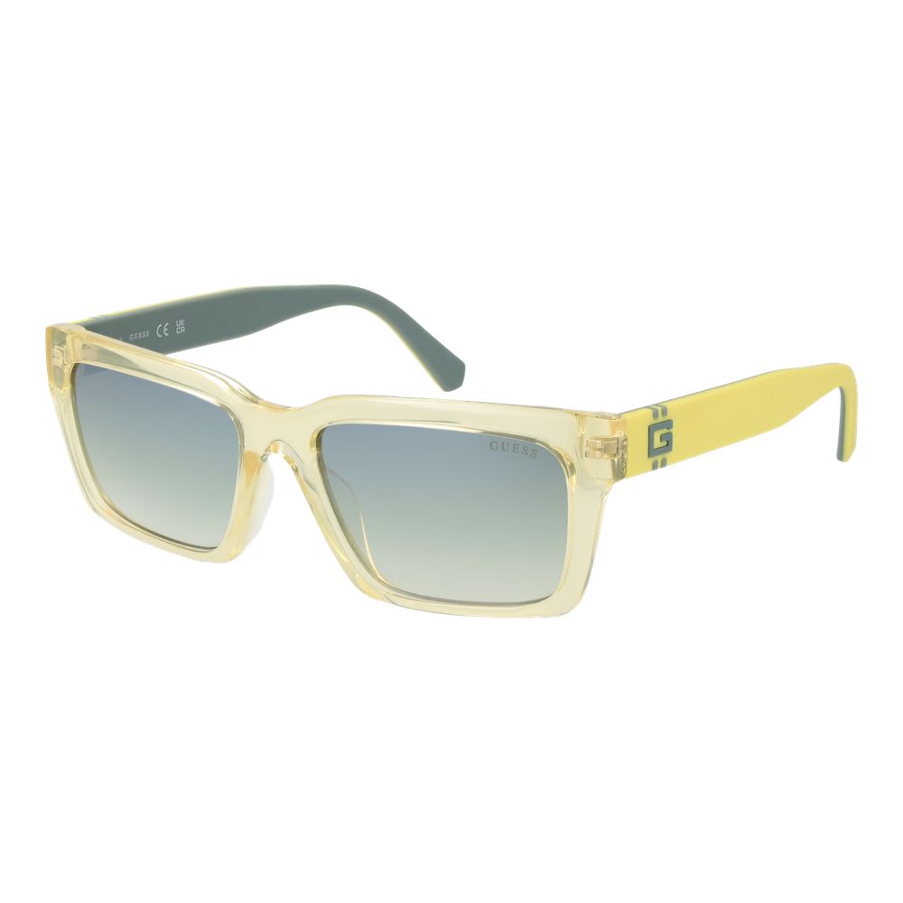 Guess Yellow Stainless Steel Sunglasses