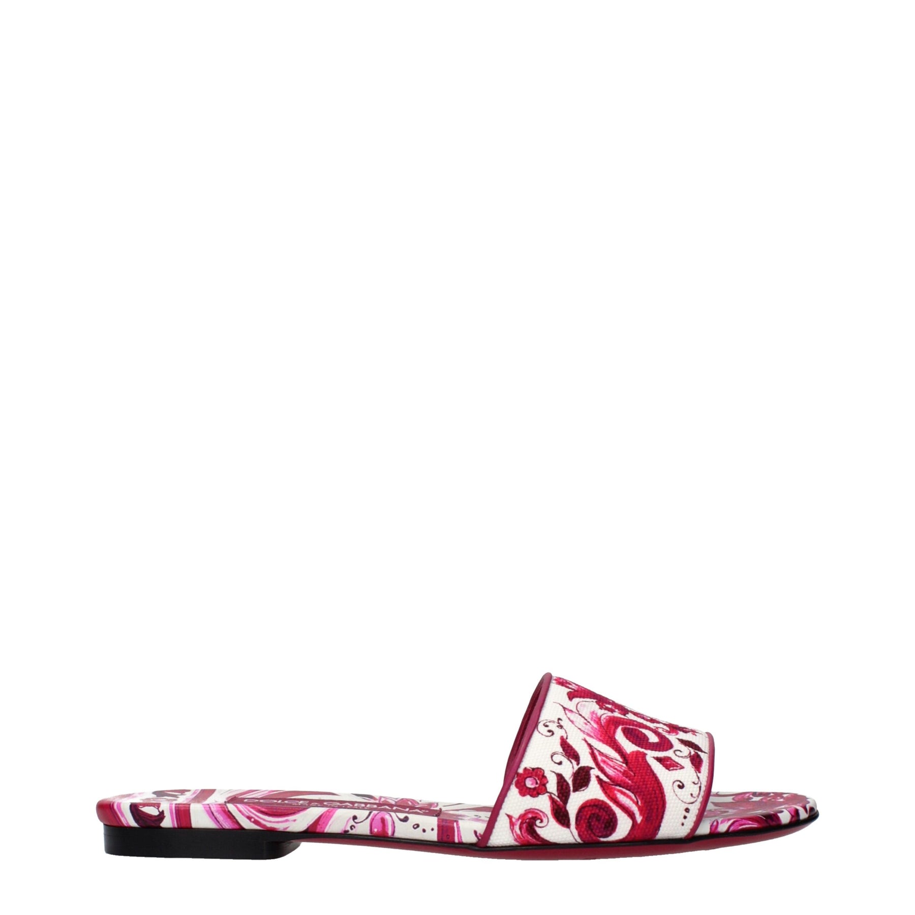 Dolce & Gabbana Pink Fabric Slippers | Regal Royce