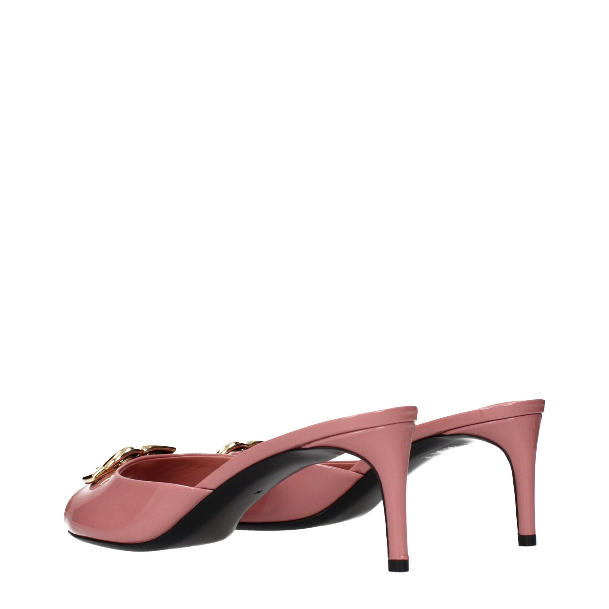 Dolce & Gabbana Pink Leather Stiletto Heel Sandals | Regal Royce