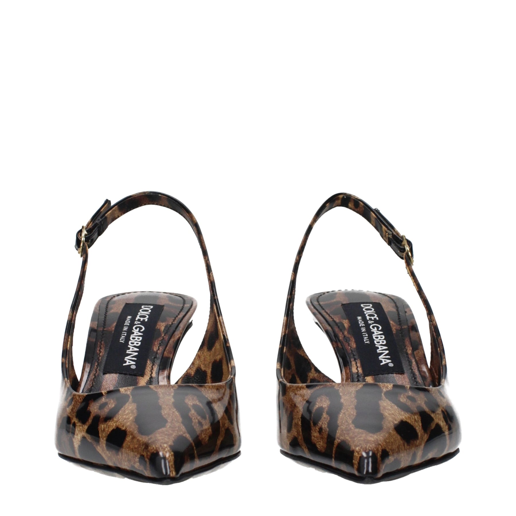 Dolce & Gabbana Brown Leather Stiletto Heel Sandals | Regal Royce