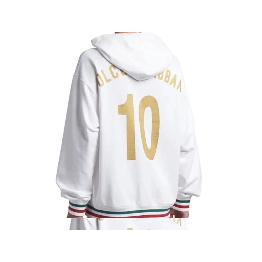 Dolce & Gabbana White Cotton Sweatshirt