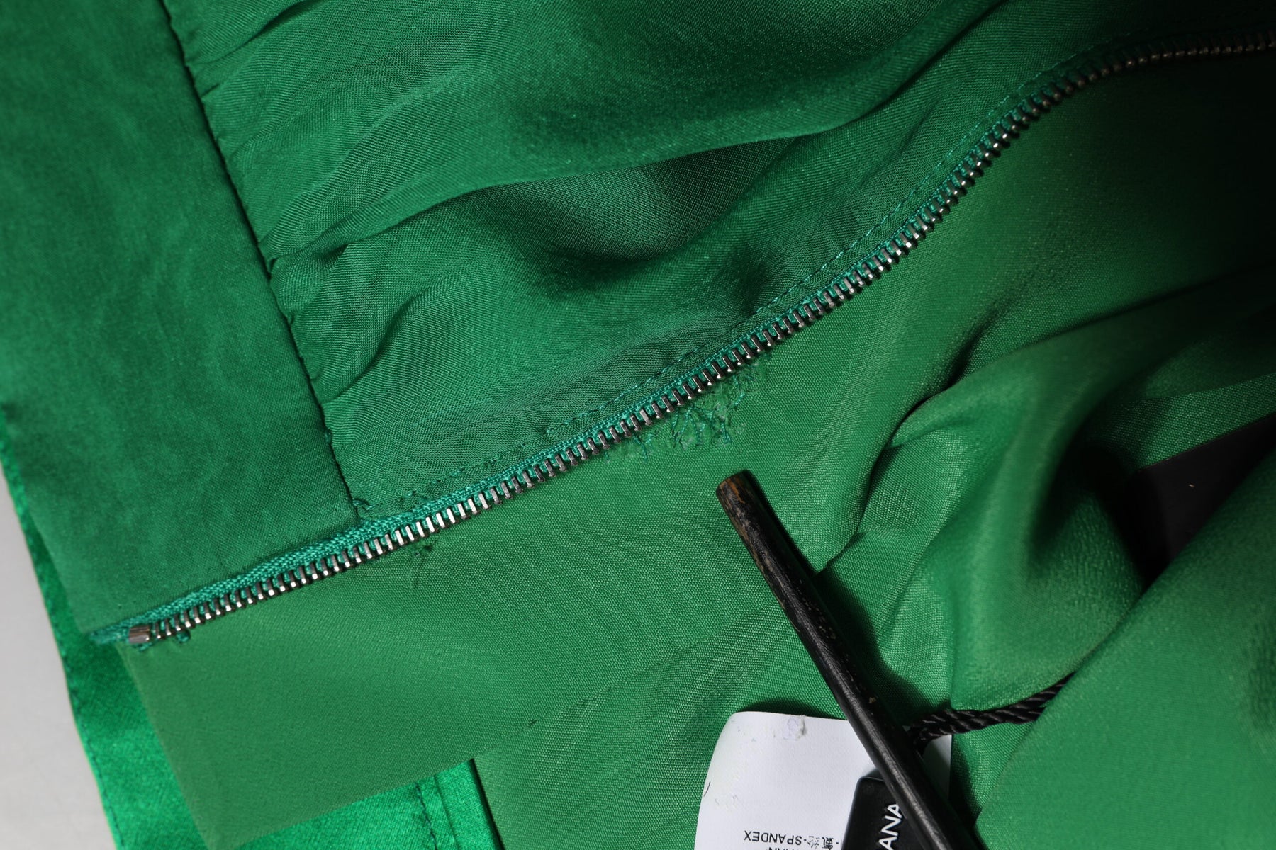 Dolce & Gabbana Green Silk High Waist Women Hot Pants Shorts | Regal Royce