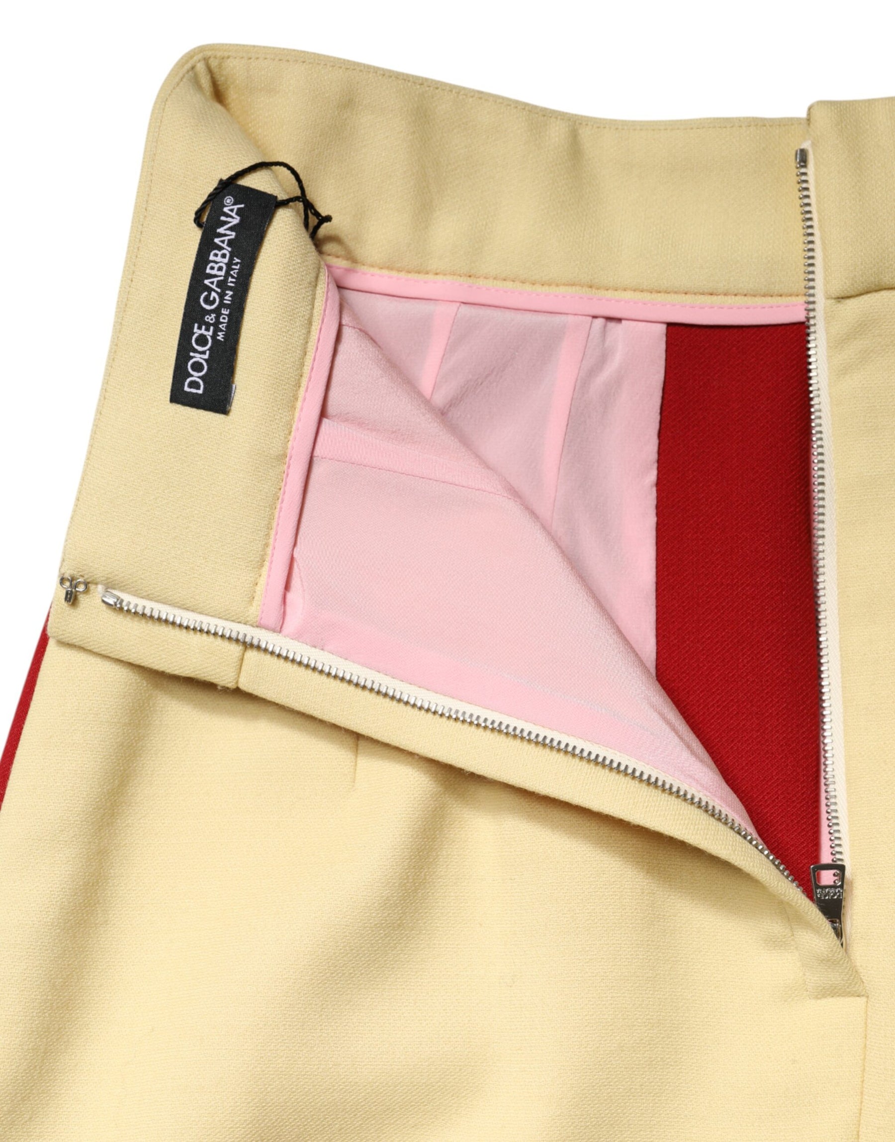 Dolce & Gabbana Multicolor Wool Casual High Waist Mini Skirt | Regal Royce