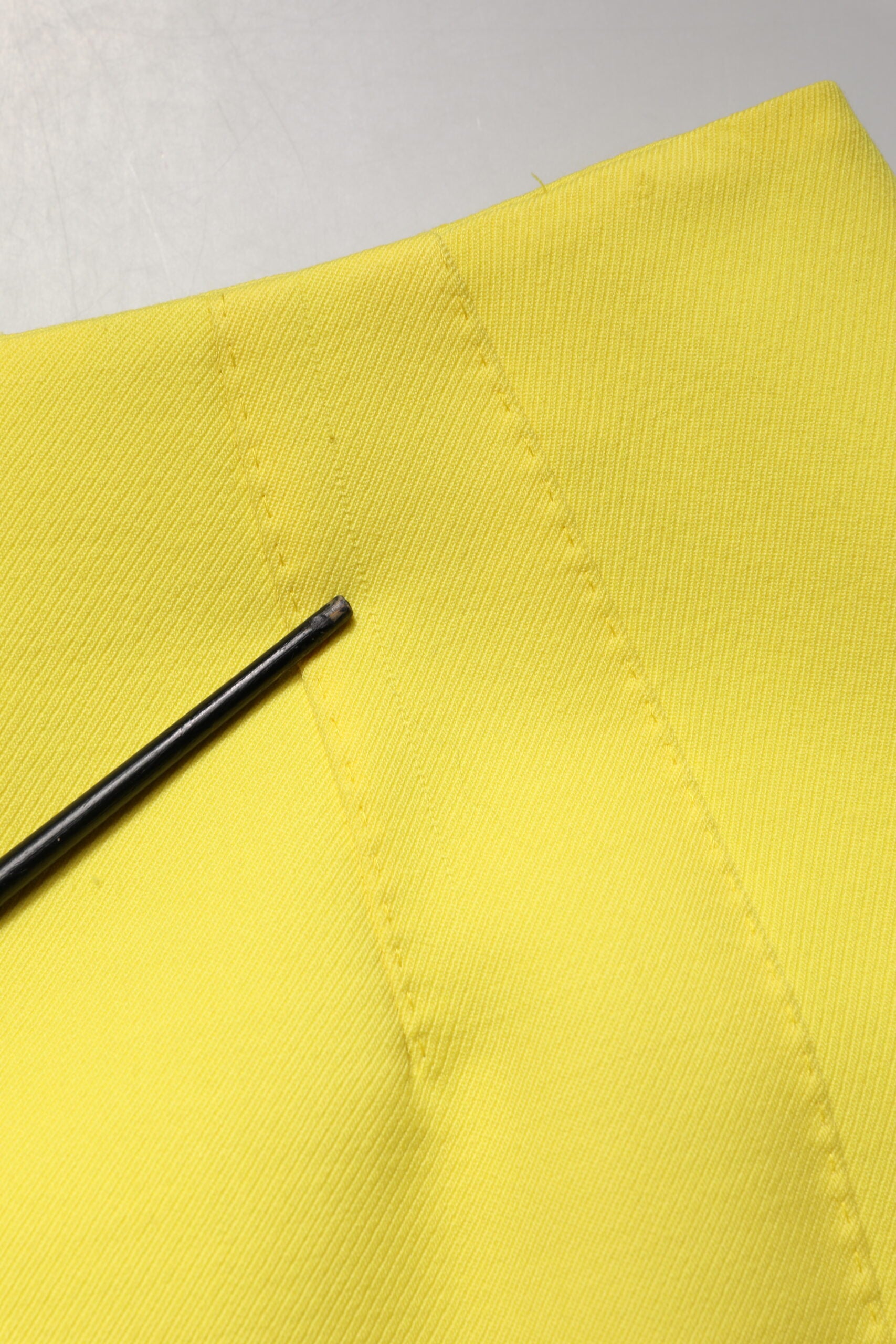 Dolce & Gabbana Yellow Wool Buttoned High Waist Mini Skirt | Regal Royce