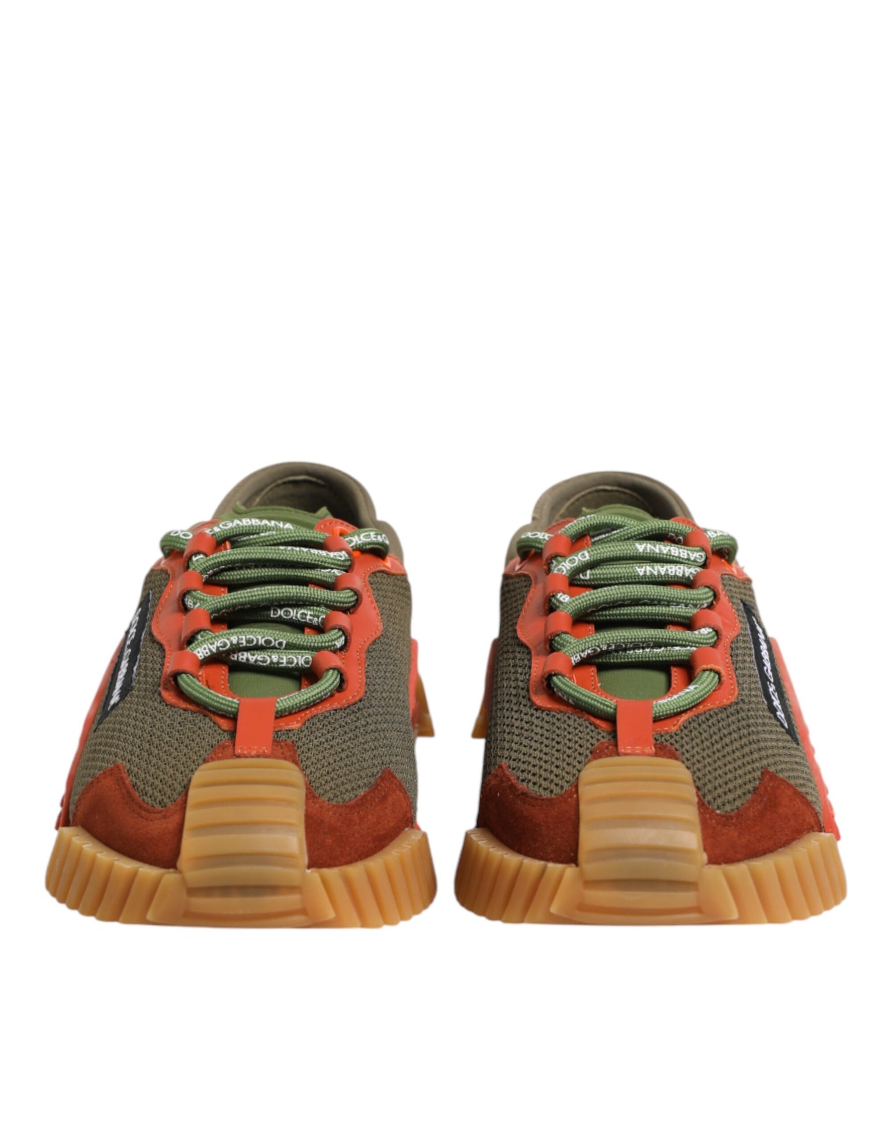 Dolce & Gabbana Multicolor Lace Up Low Top NS1 Sneakers Shoes | Regal Royce