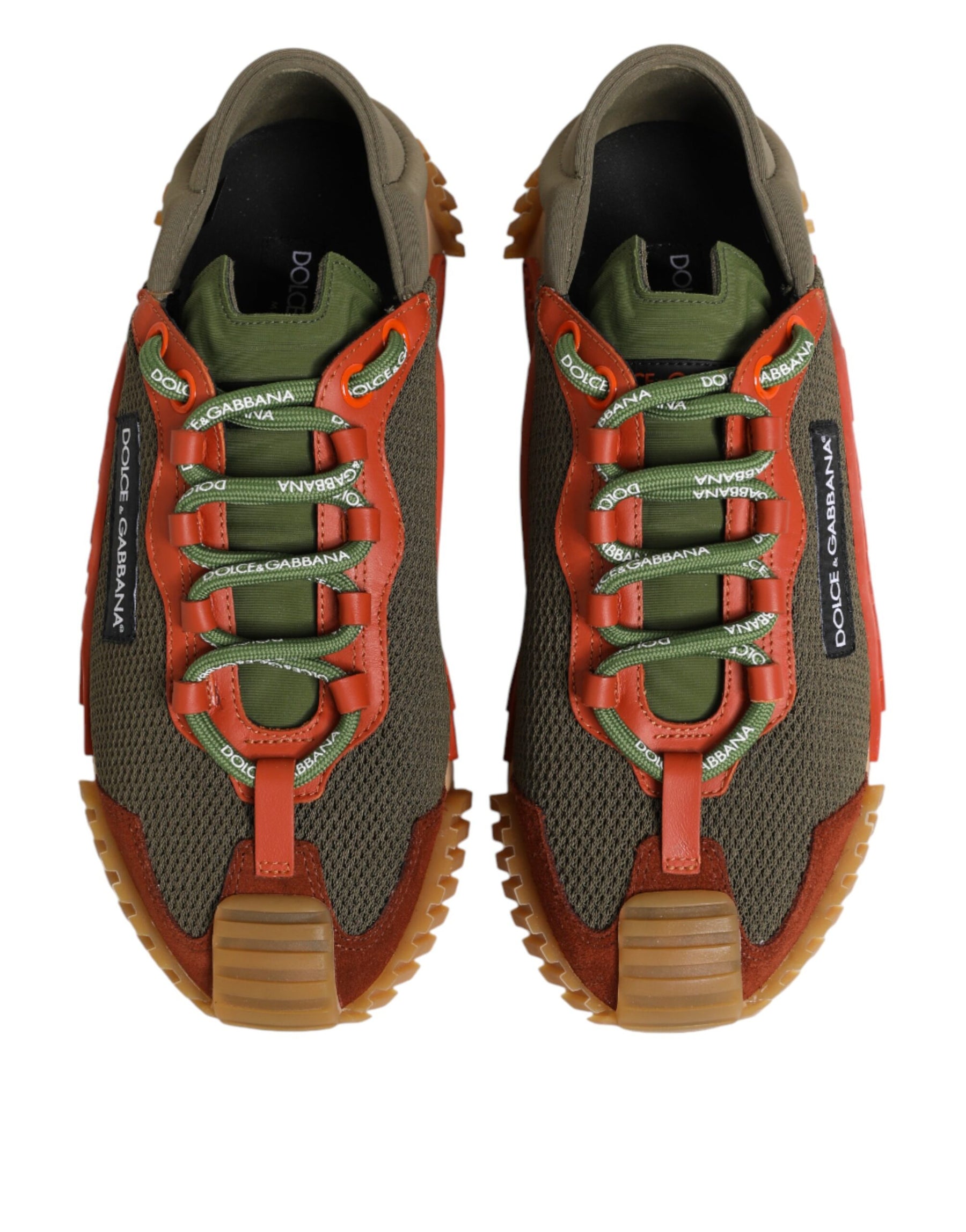 Dolce & Gabbana Multicolor Lace Up Low Top NS1 Sneakers Shoes | Regal Royce