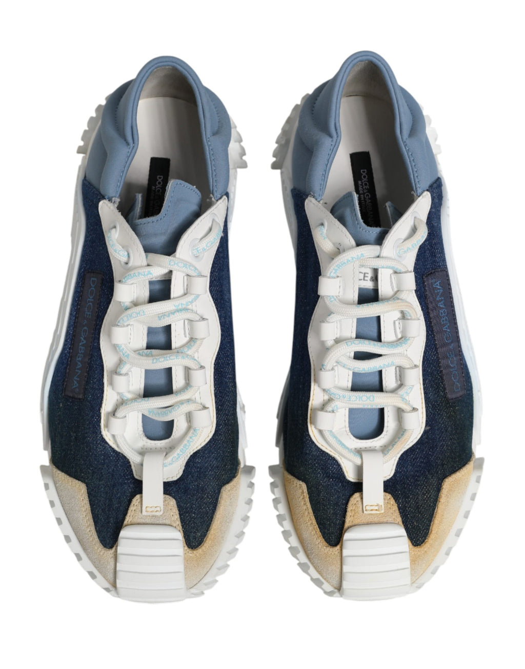 Dolce & Gabbana Multicolor Lace Up Low Top NS1 Sneakers Shoes