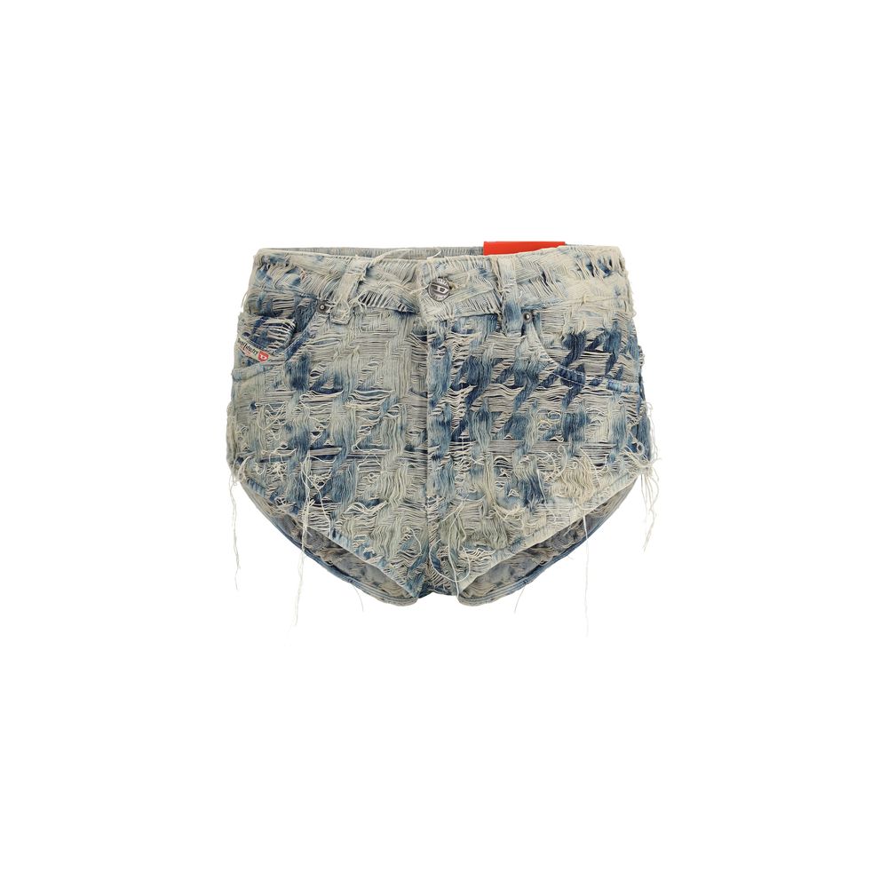 Diesel Light Blue Cotton Bermuda Shorts | Regal Royce