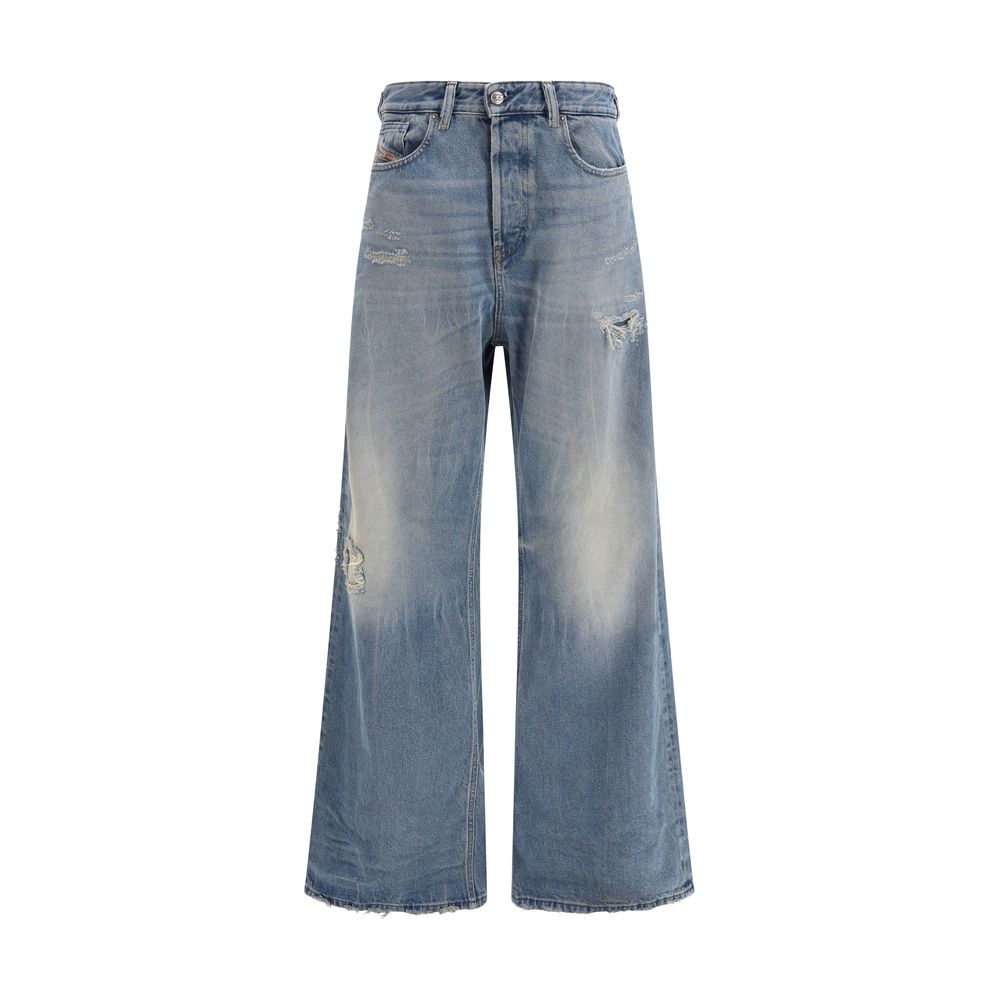 Diesel Blue Cotton Relaxed Fit Jeans | Regal Royce