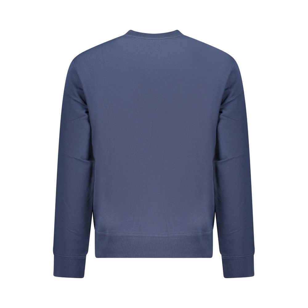 Hugo Boss Blue Cotton Men's Sweatshirt | Regal Royce