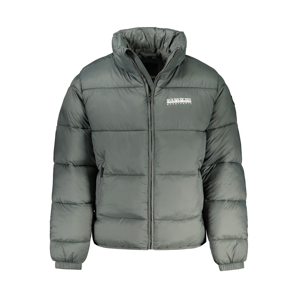 Napapijri Verde Poliammide Mens Jacket | Regal Royce