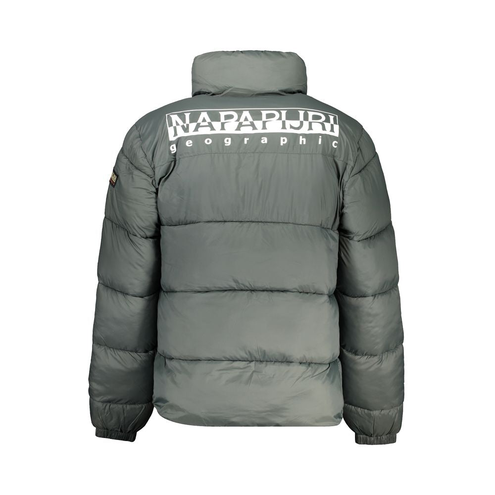 Napapijri Green Polyamide Jackets & Coat