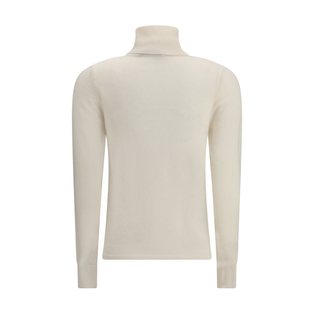 Max Mara White Wool Turtleneck | Regal Royce