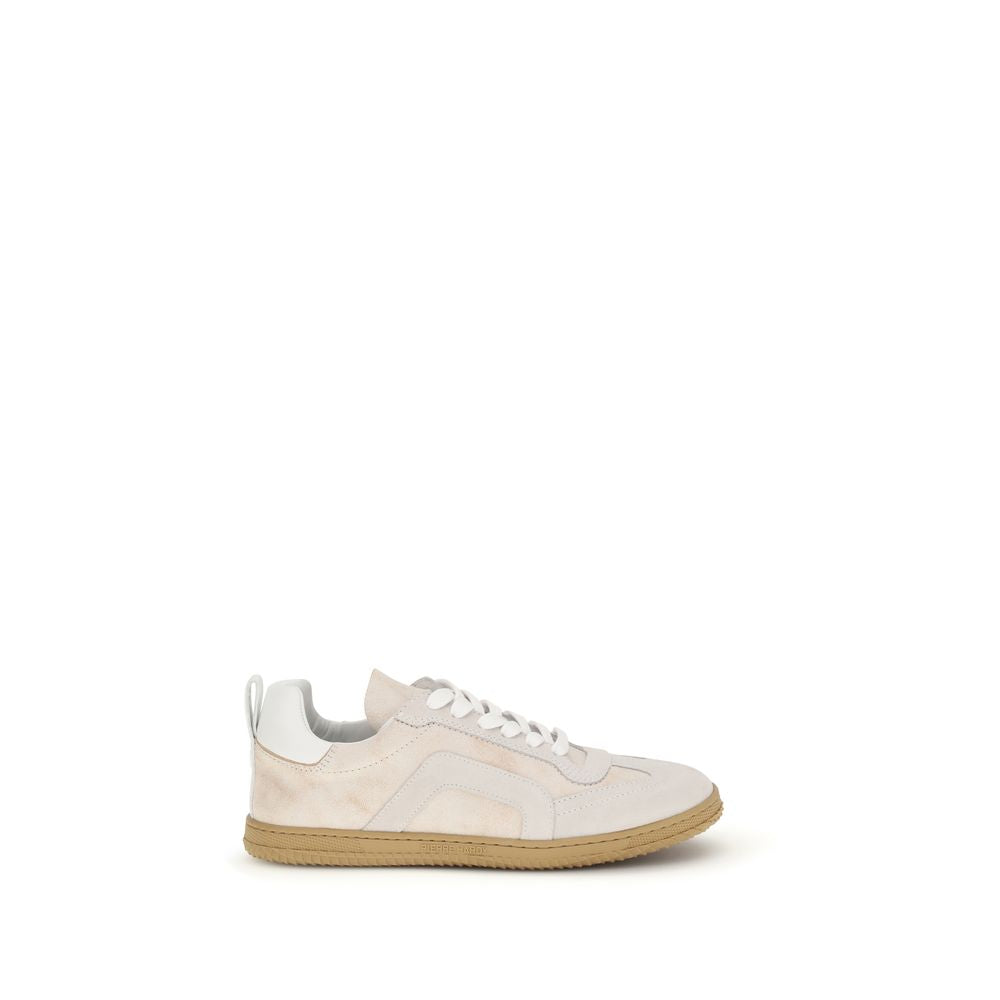Pierre Hardy Cream Calf Leather Bos Taurus Low Top Sneakers | Regal Royce