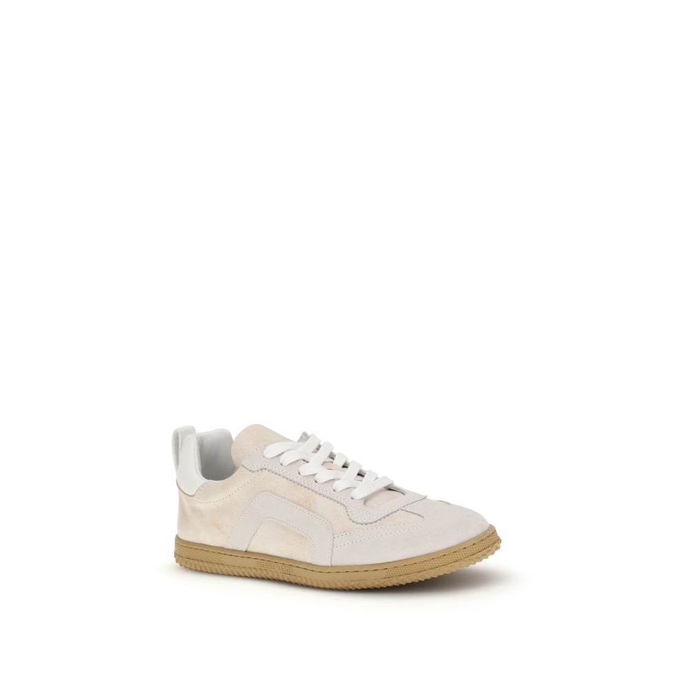 Pierre Hardy Cream Calf Leather Bos Taurus Low Top Sneakers | Regal Royce