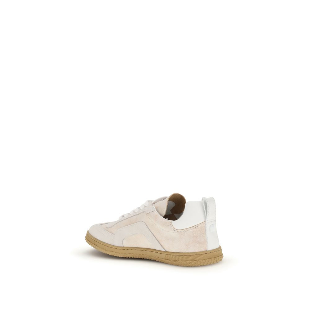 Pierre Hardy Cream Calf Leather Bos Taurus Low Top Sneakers | Regal Royce