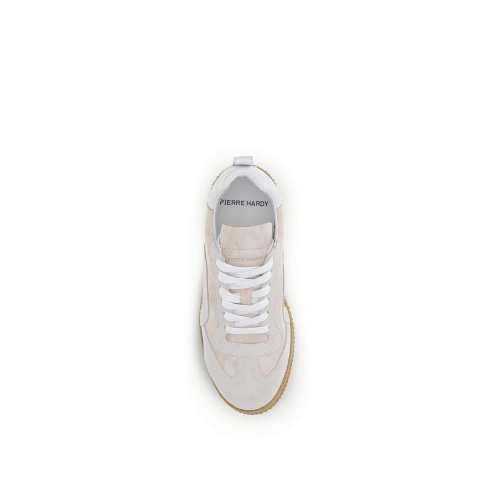 Pierre Hardy Cream Calf Leather Bos Taurus Low Top Sneakers | Regal Royce