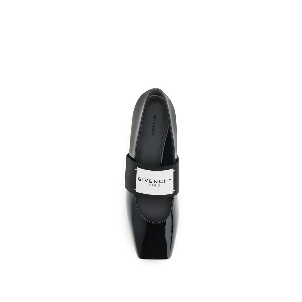 Givenchy Black Leather Ballet Flats | Regal Royce
