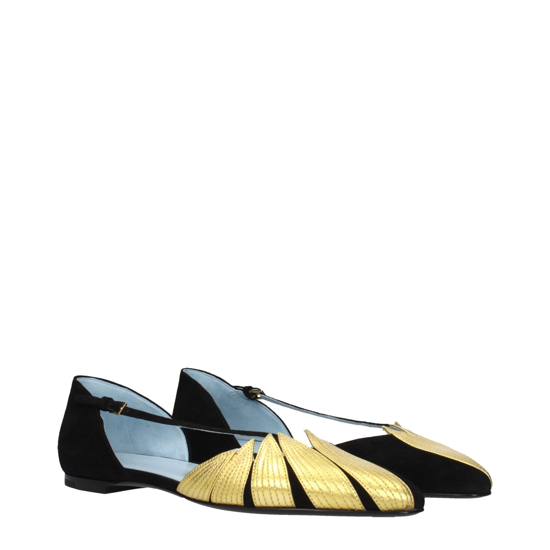 Valentino Garavani Black Leather Flat Sandals | Regal Royce