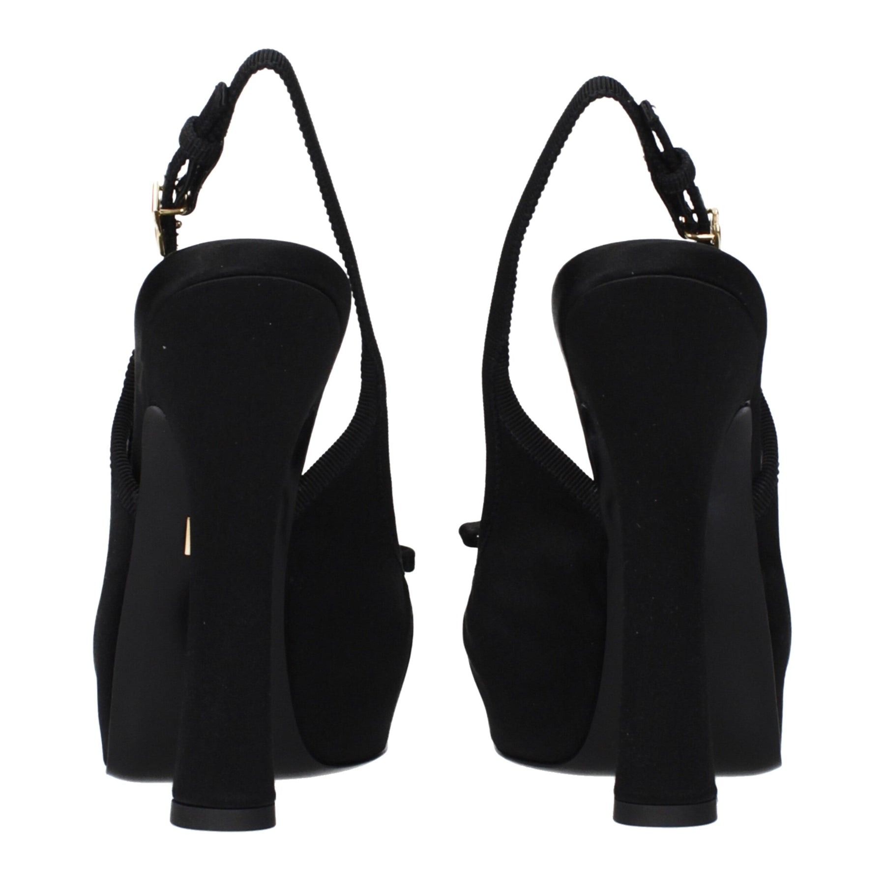 Dolce & Gabbana Black Satin Pumps | Regal Royce