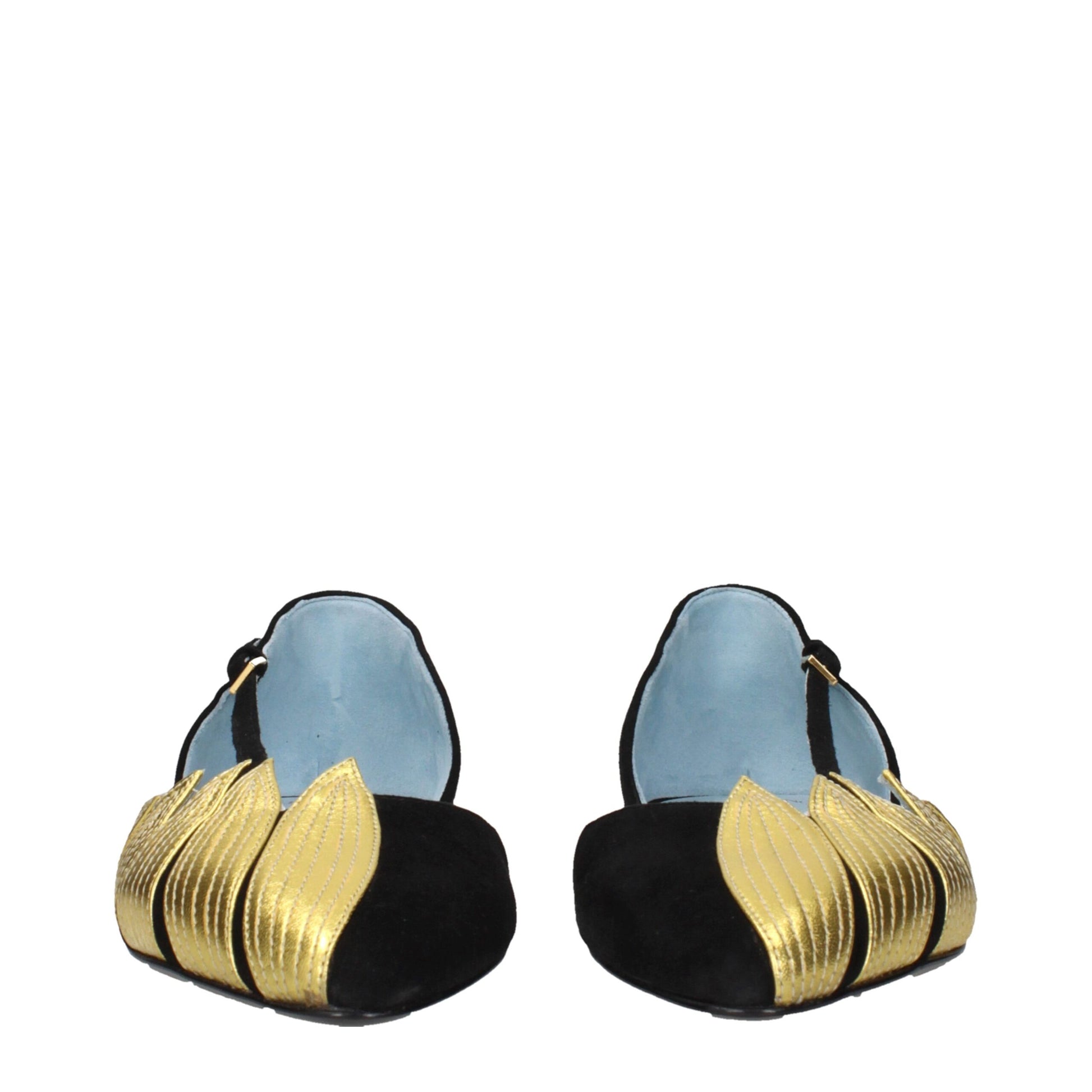 Valentino Garavani Black Leather Flat Sandals | Regal Royce