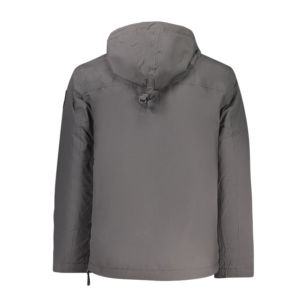 Napapijri Gray Polyamide Jackets & Coat