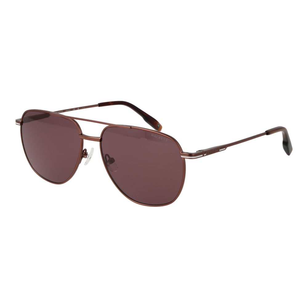 Hackett Brown Metal Sunglasses | Regal Royce