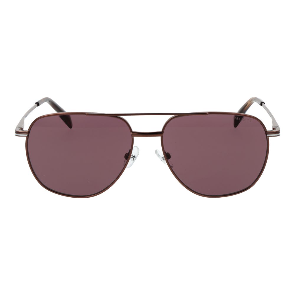 Hackett Brown Metal Sunglasses | Regal Royce