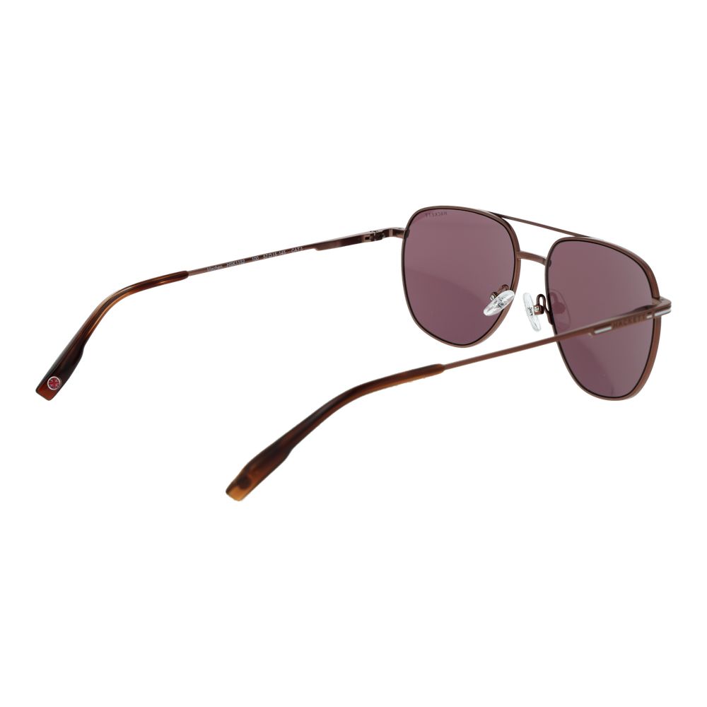 Hackett Brown Metal Sunglasses | Regal Royce