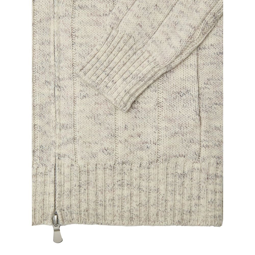 Gran Sasso Gray Wool Cardigan