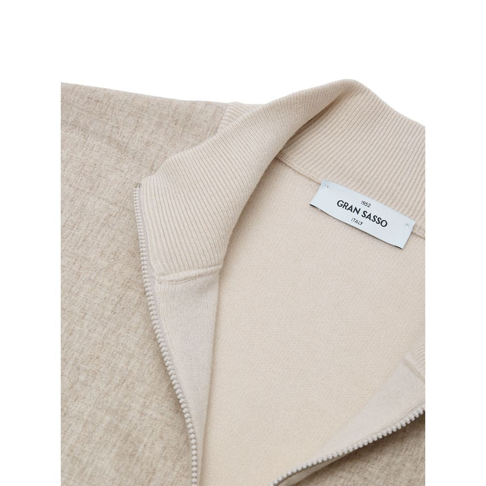 Gran Sasso Beige Wool Jackets And Coat