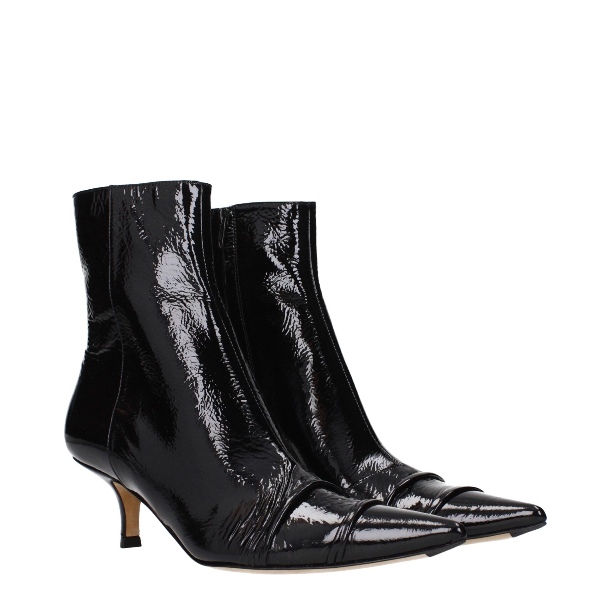 Maison Margiela Black Leather Ankle Boots | Regal Royce