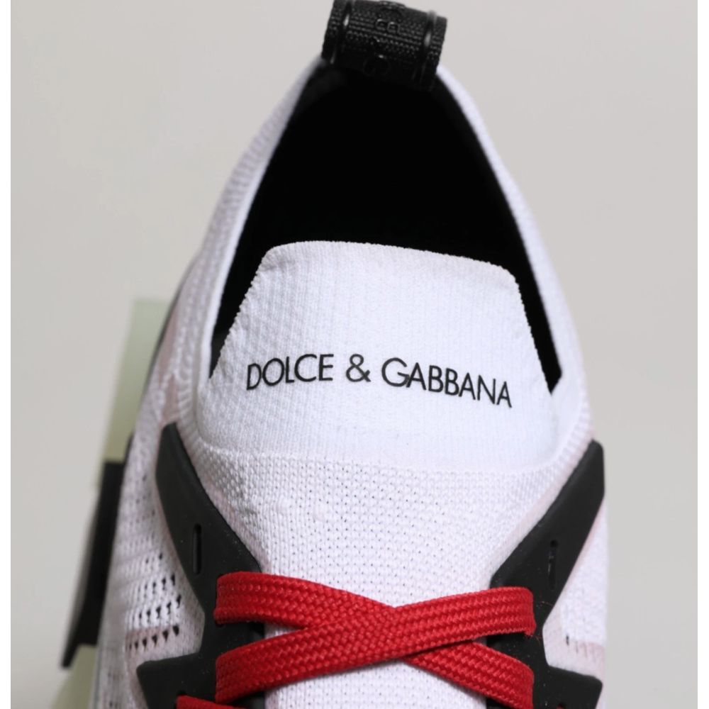 Dolce & Gabbana White Polyester Sneaker