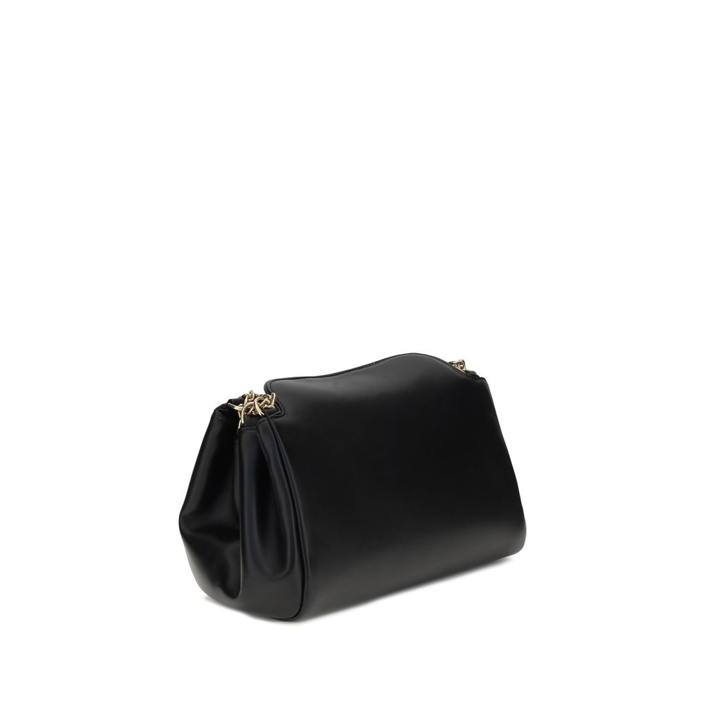 Prada Black Lamb Ovis Aries Aries Shoulder Bag