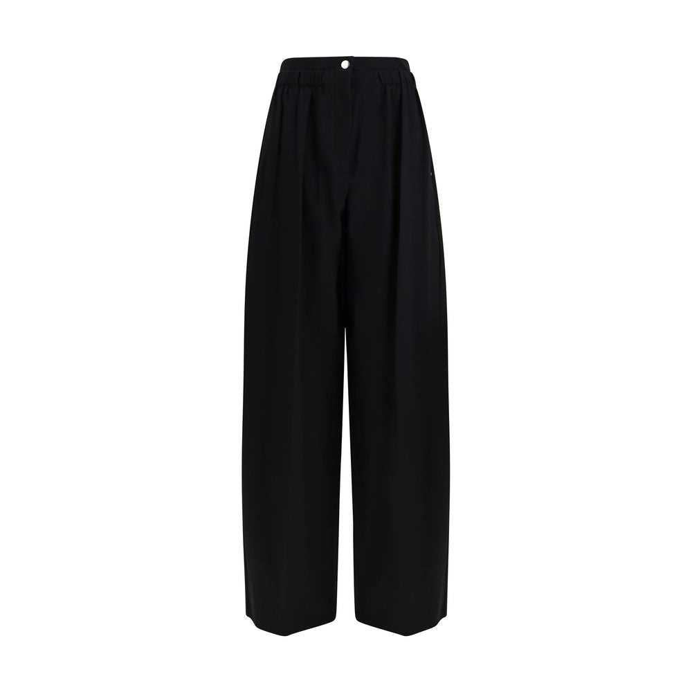 Max Mara Black Fleece Wool Casual Pants | Regal Royce