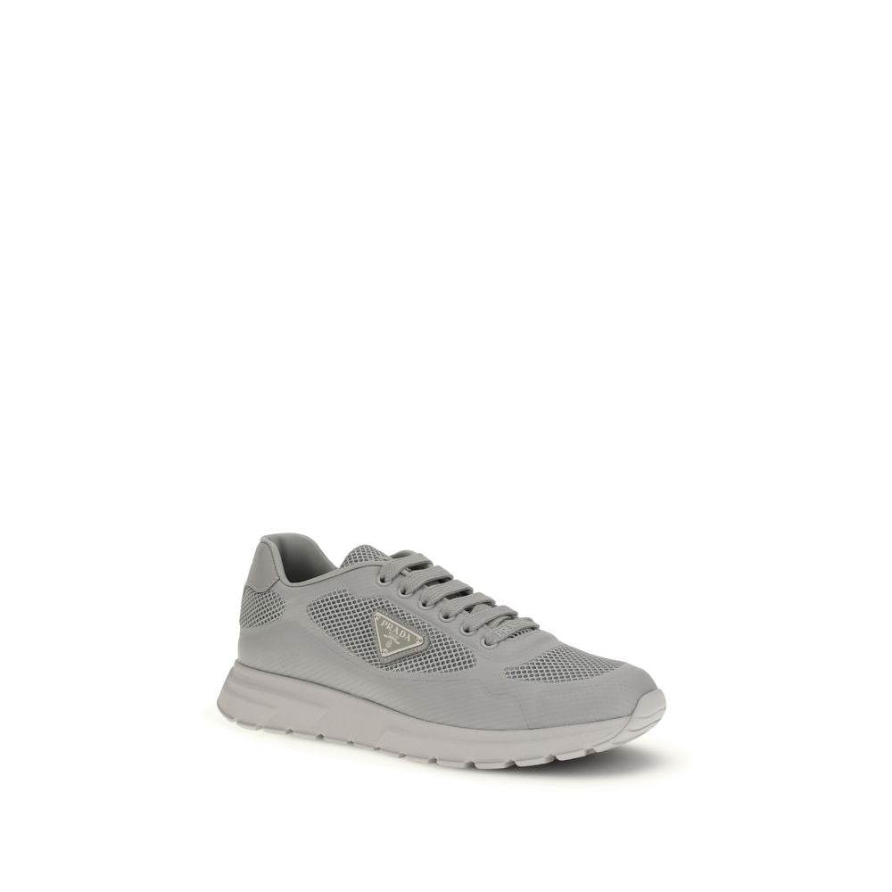 Prada Gray Rubber Athletic Sneakers | Regal Royce