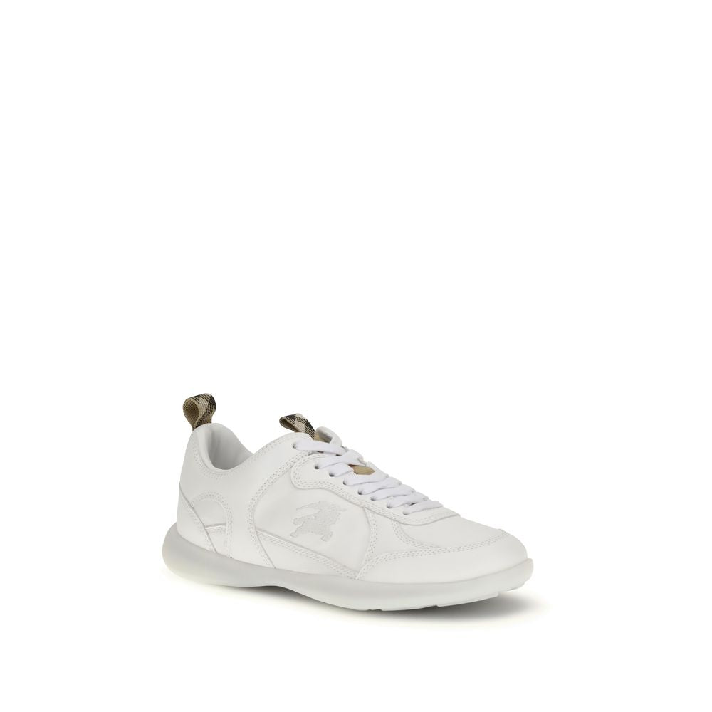 Burberry White Lamb Ovis Aries Aries Athletic Sneakers | Regal Royce