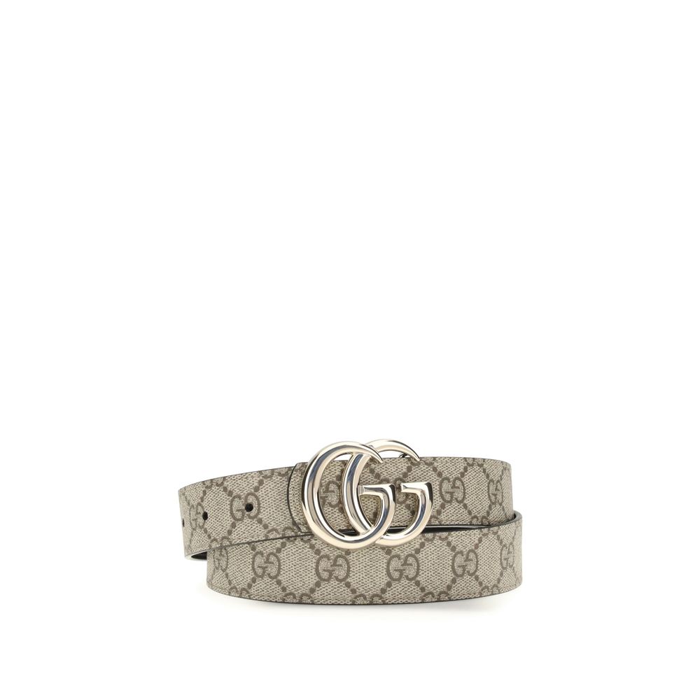 Gucci Beige Calf Leather Bos Taurus Regular Belt | Regal Royce