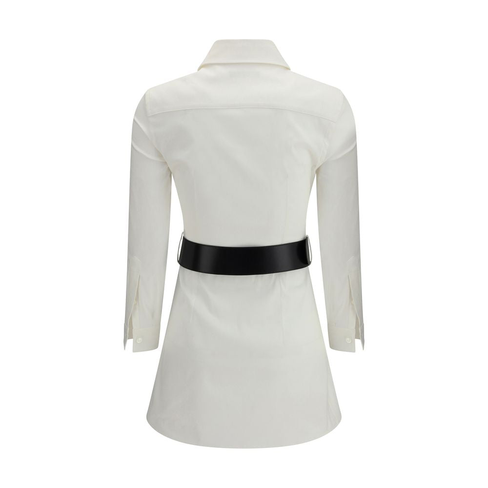 Balenciaga White Cotton Casual Dress | Regal Royce