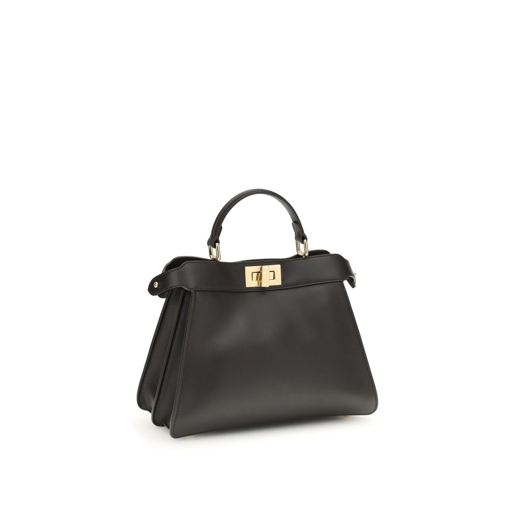 Fendi Brown Calf Leather Bos Taurus Handbag