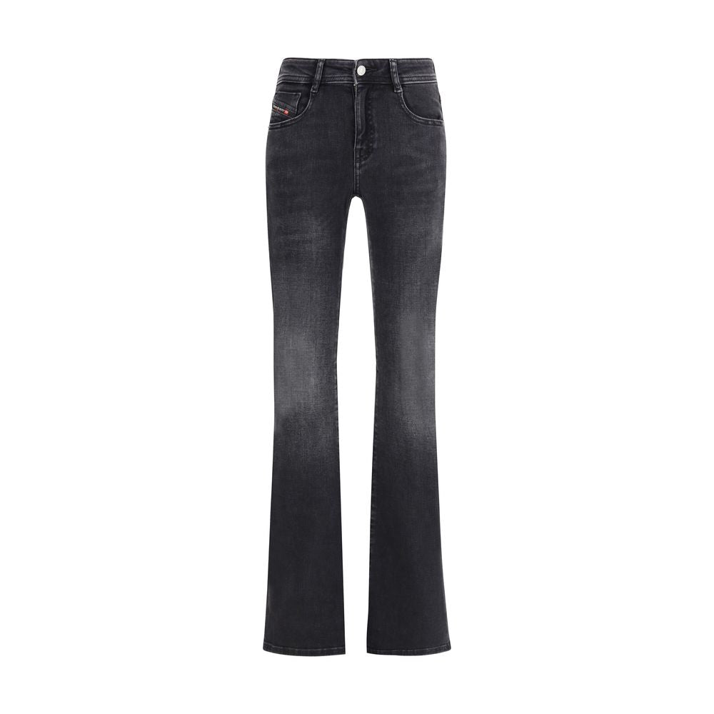Diesel Black Cotton Bootcut Jeans | Regal Royce