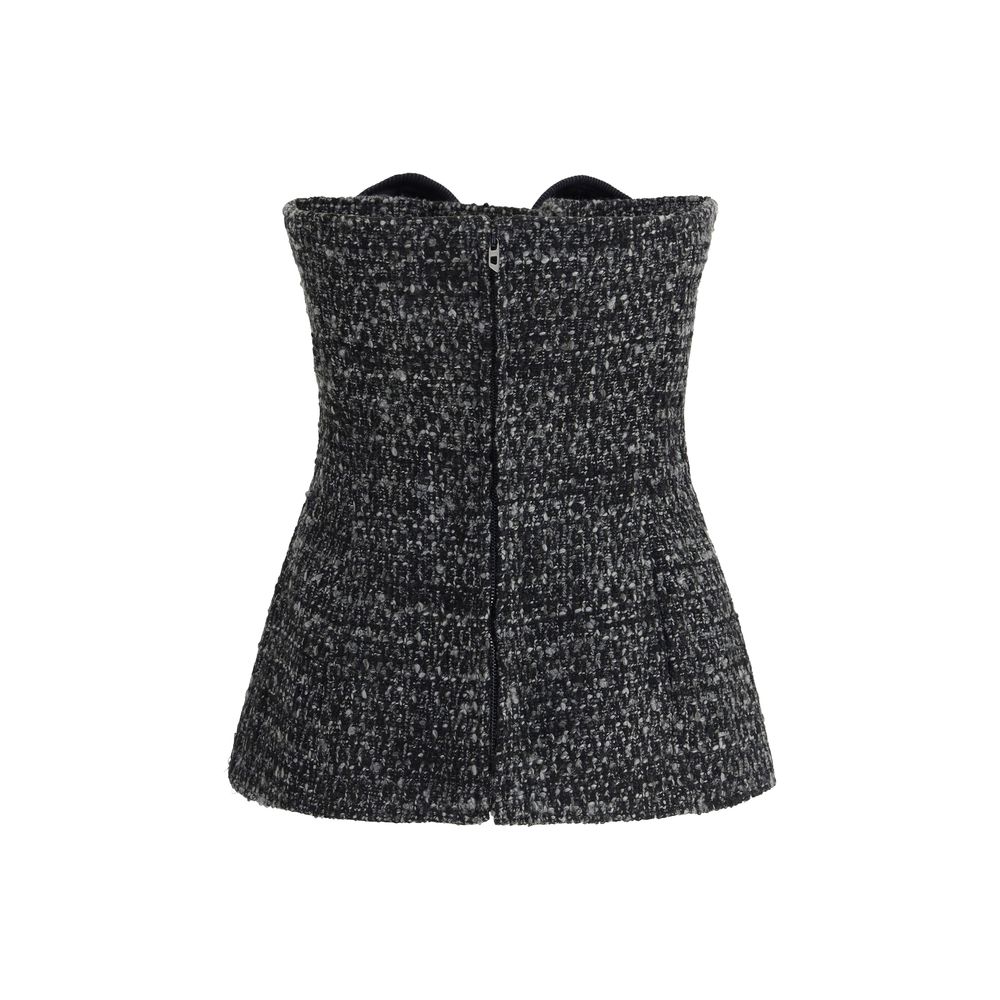 Diesel Gray Polyester Top | Regal Royce